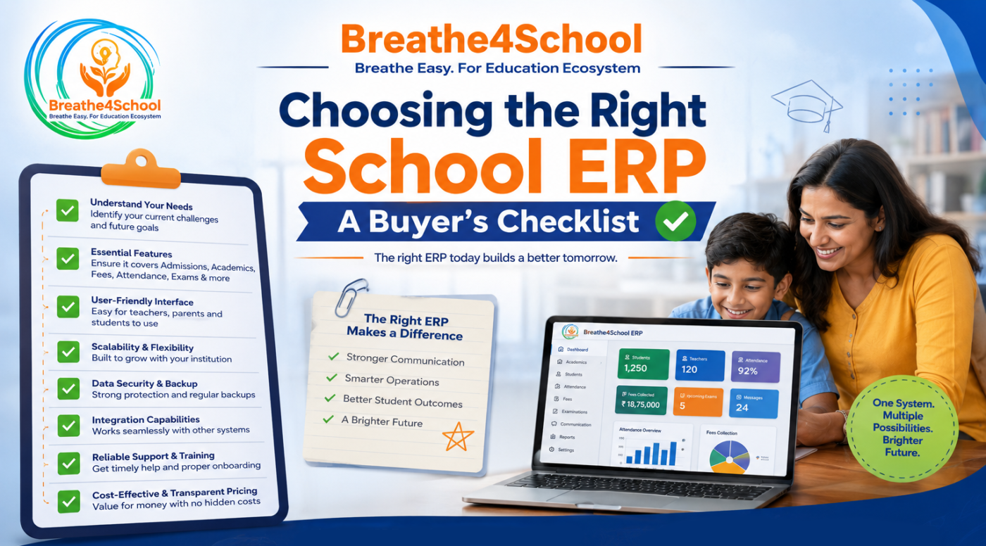 Choosing the Right School ERP: A Buyer's Checklist 1 Choosing the Right School ERP A buyer Checklist